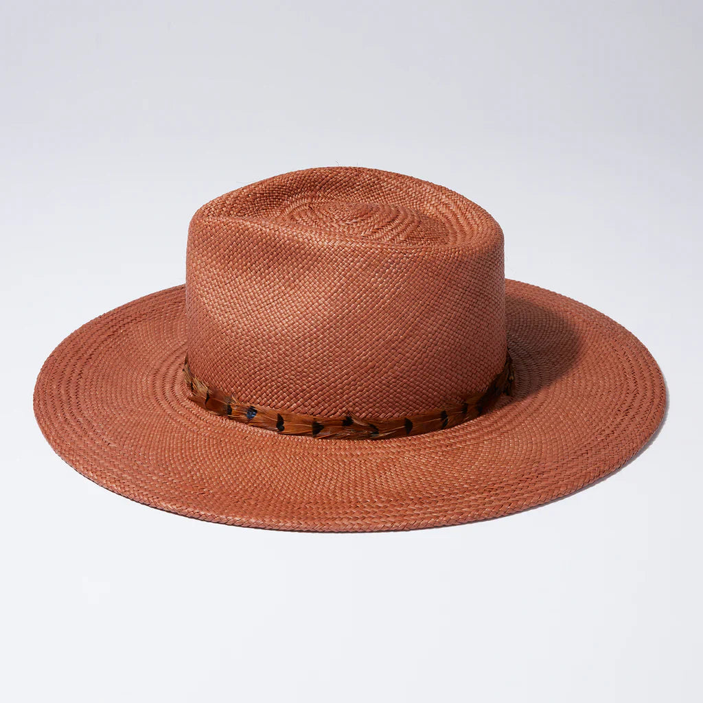 HEADS OF STATE - The Teardrop Fedora - Dark Terracotta