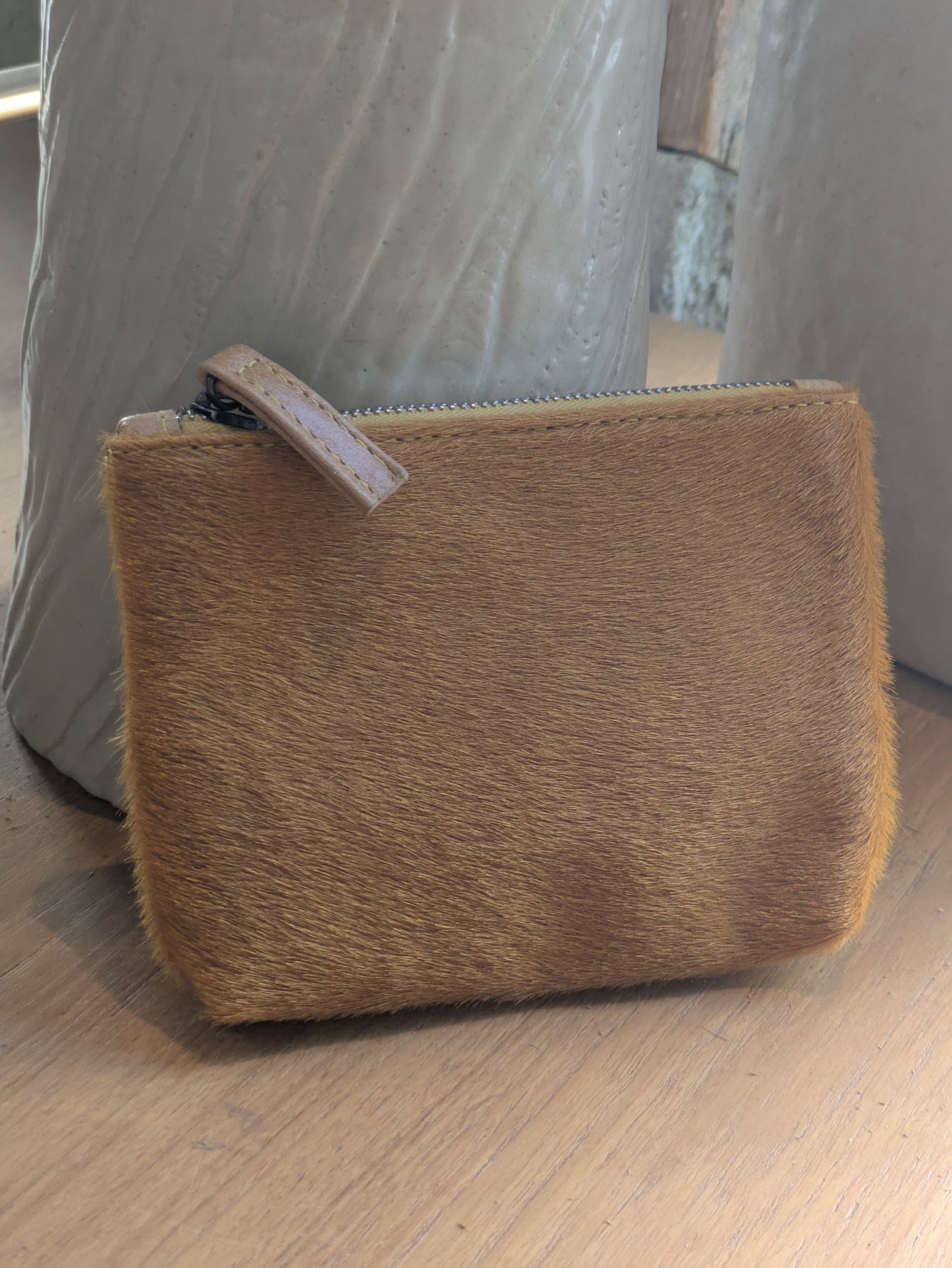 Kim White Small Cosmetic Bags - Solids