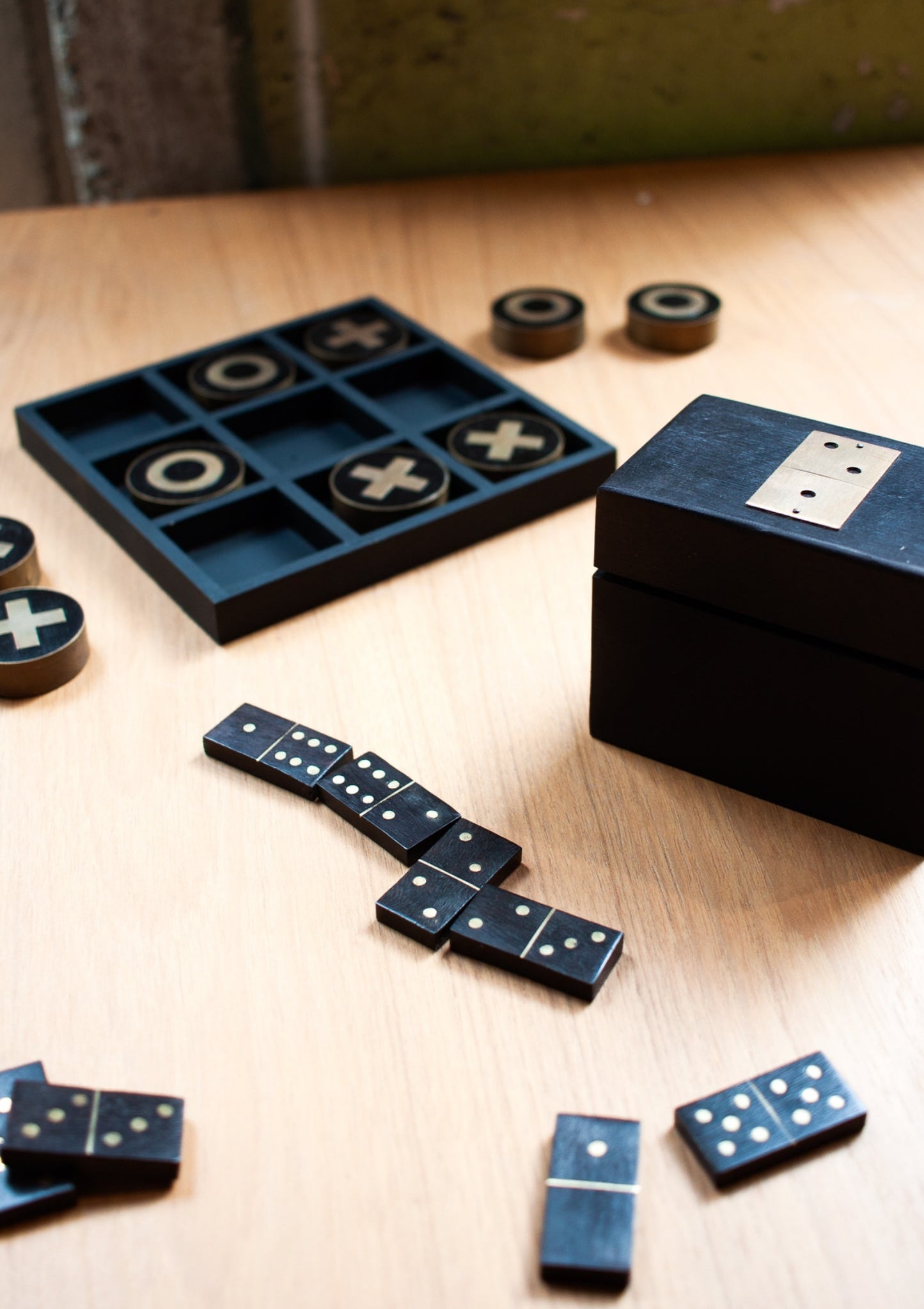 Tic Tac Toe - Resin and Brass