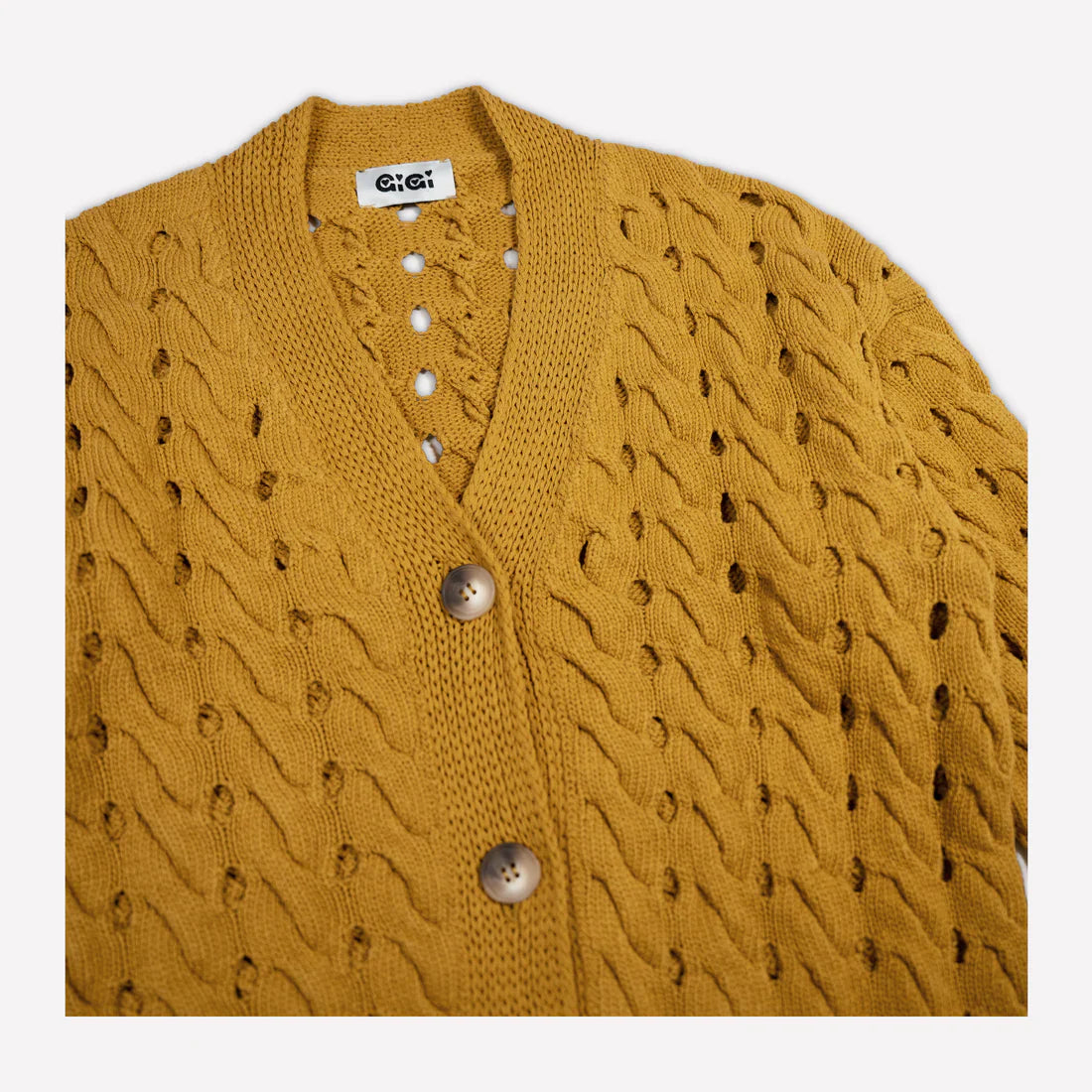 GiGi Knitwear - Open Cable Cardigan