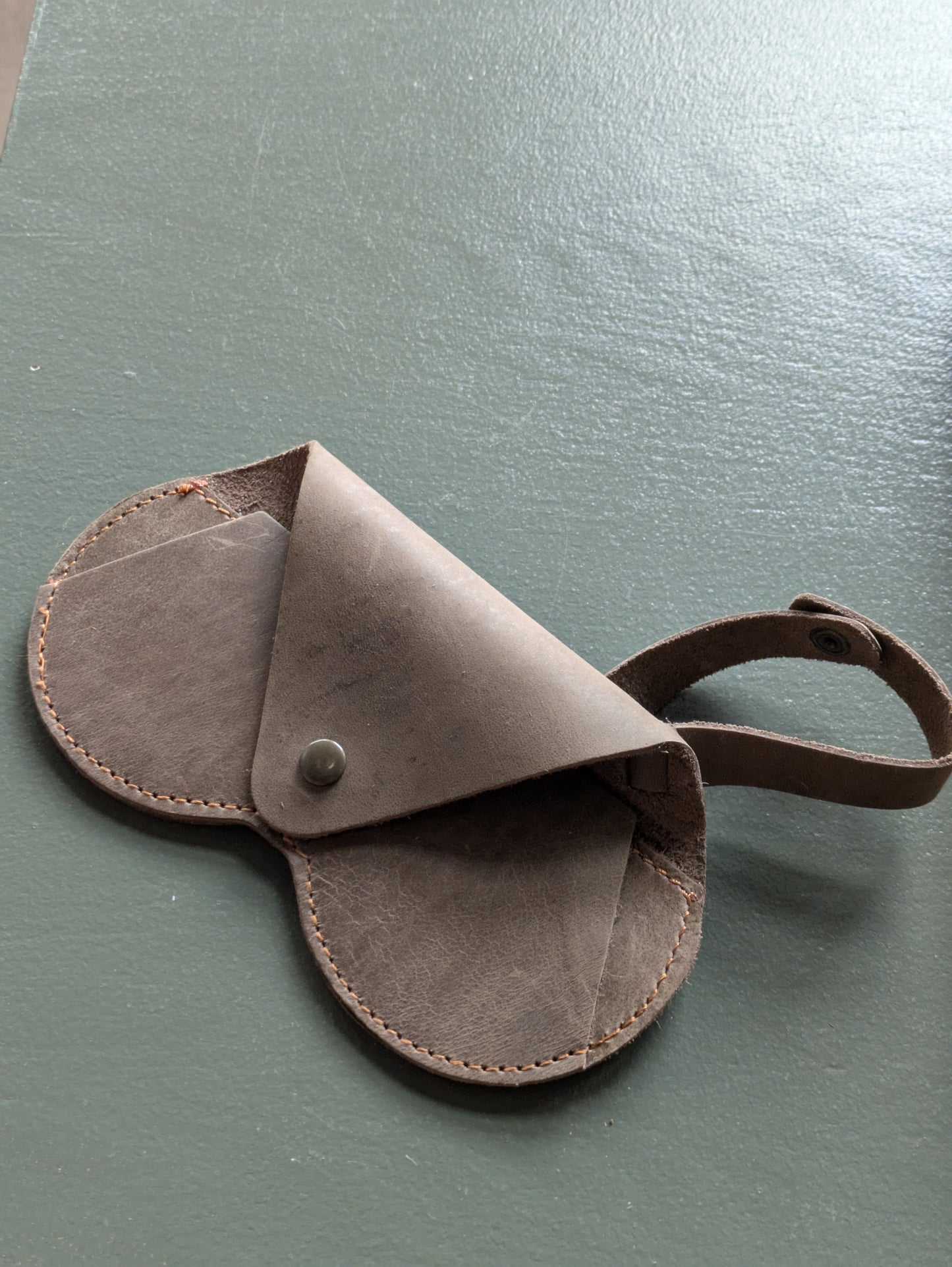 Leather Eye Glasses Case with Belt/Bag Loop