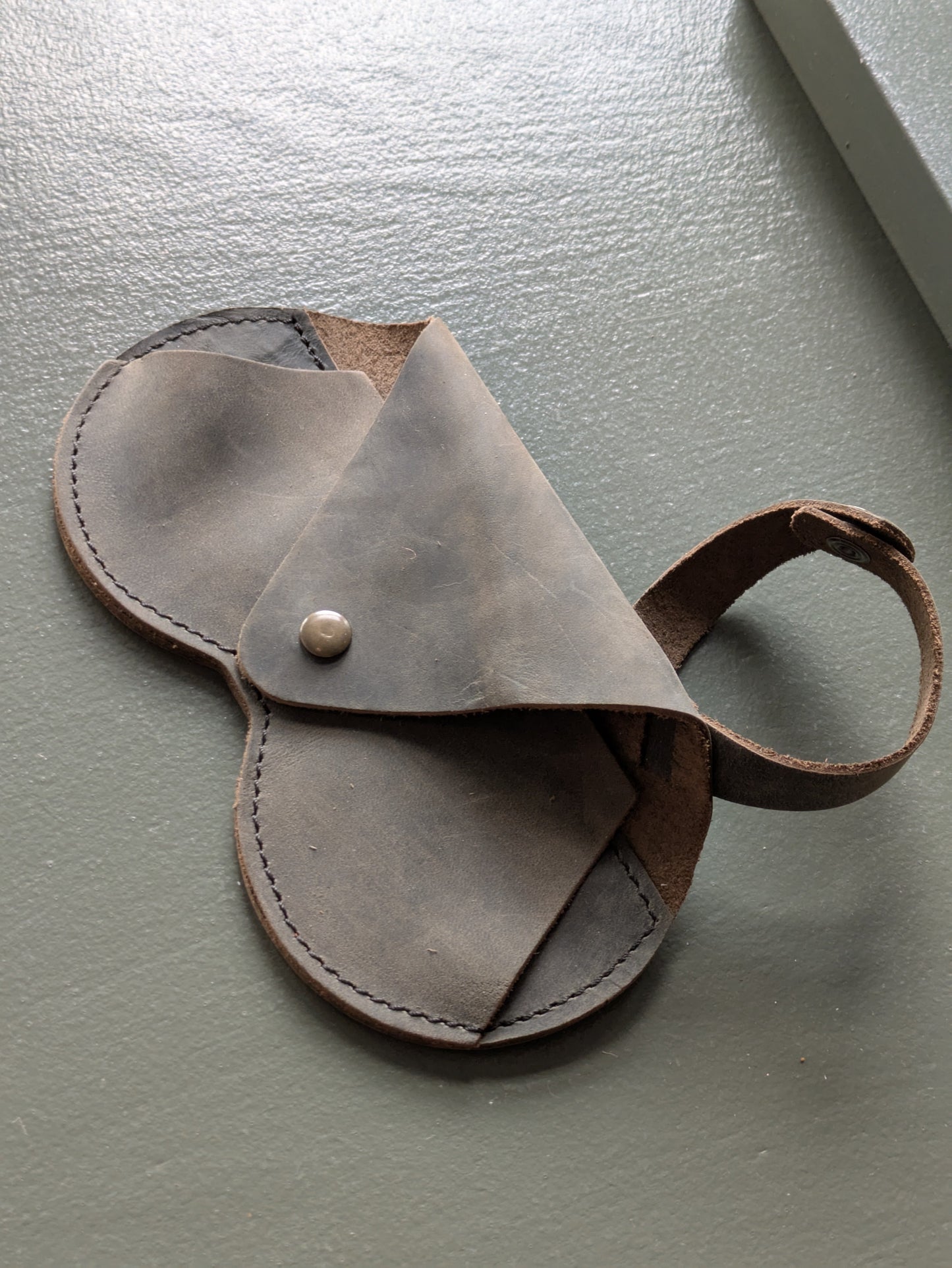 Leather Eye Glasses Case with Belt/Bag Loop